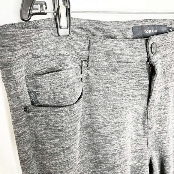 Torrid Grey Stretch Knit Comfy Work Pants Size 18 - Picture 3 of 5